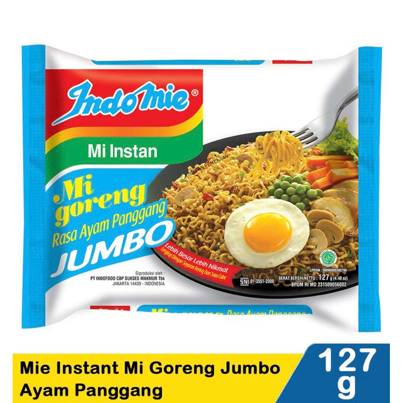 

INDOMIE MIE INSTAN JUMBO ALL VARIAN