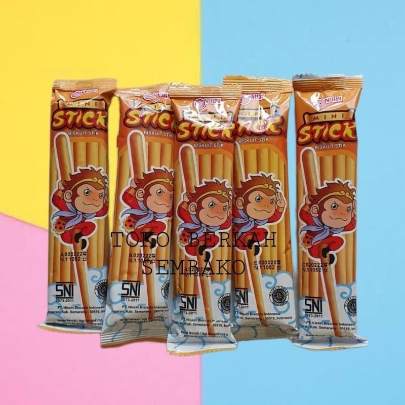 

Nissin Mini Stick Biskuit Stik Kera 1pack Isi 10pcs