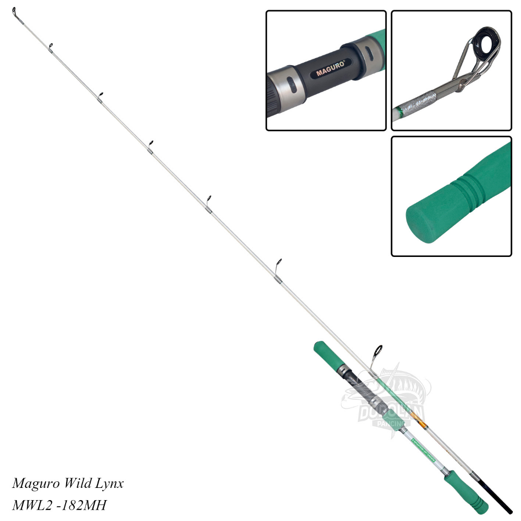 Joran Pancing Spinning Maguro Wild Lynx Untuk Casting