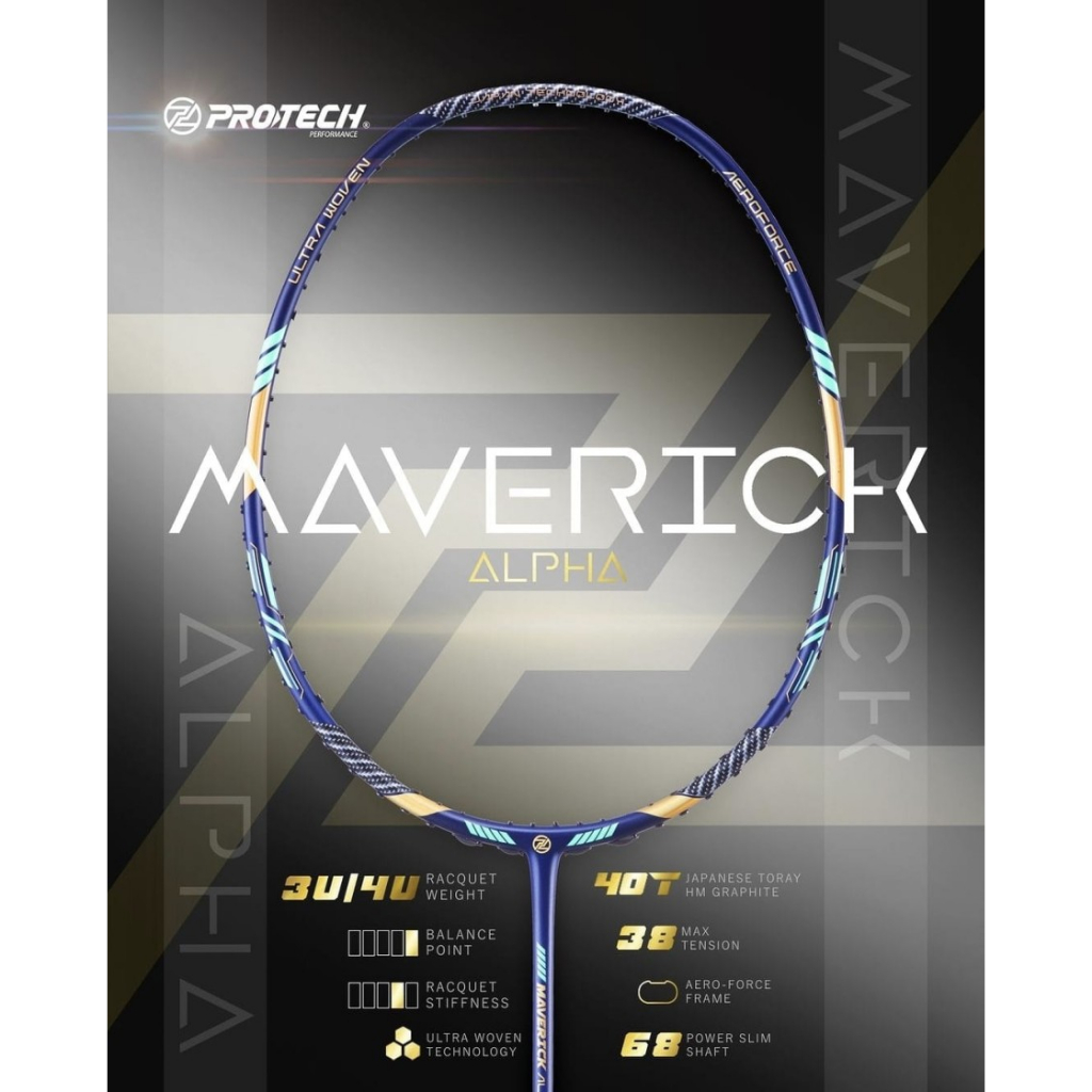 Raket Badminton Protech Maverick Alpha