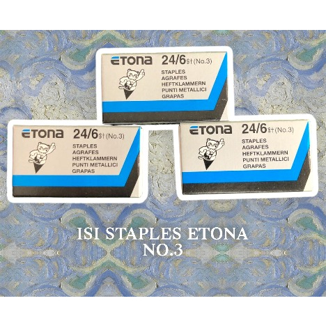 

Isi Staples No.3 (24/6-1M) Etona / Isi Staples Etona 24/6-1M (No.3)