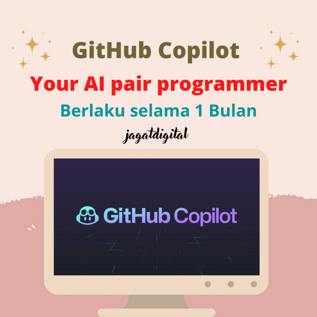Github Copilot Pro - Ai Programming Assistant Premium 1 Bulan (Private & Bergaransi)