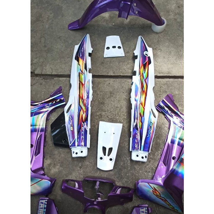 Bodi Fizr F1zr Ungu Putih 2002 Stiker Hologram Kualitas Dijamin