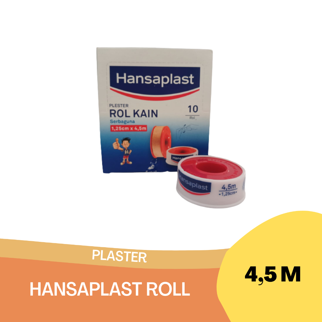 Hansaplast roll kain 4,5m (sedang)