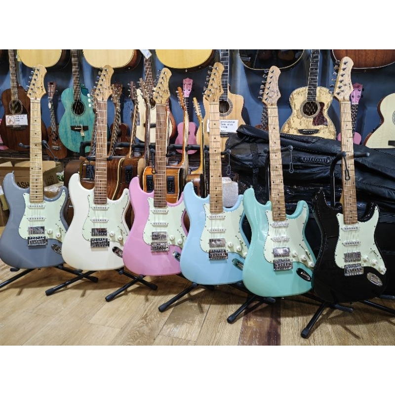 Gitar Elektrik SQOE SEST600 Roasted Maple Stratocaster