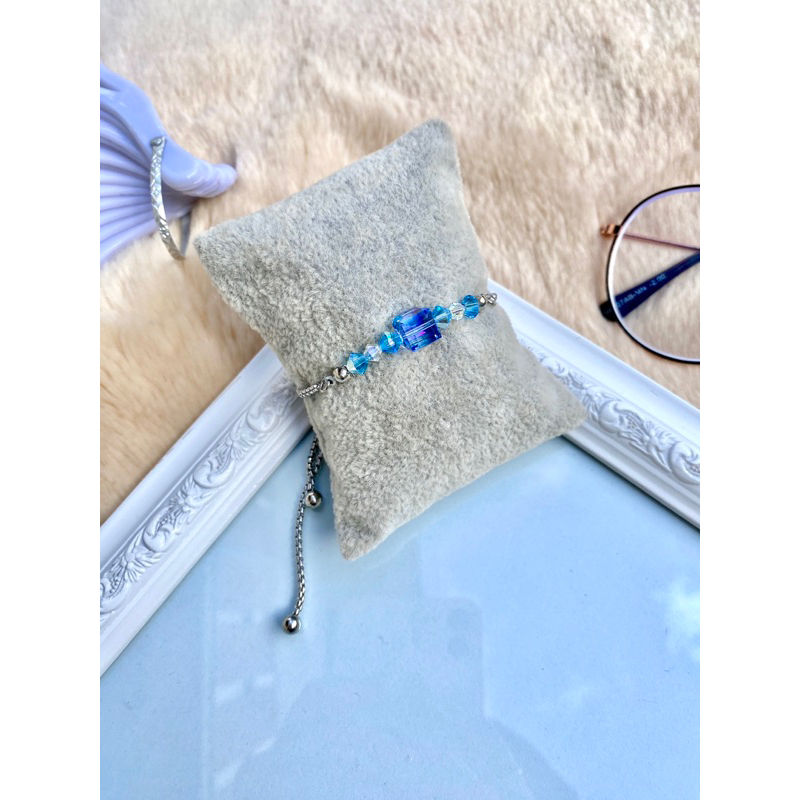 Aksesoris Gelang Serut Wanita Swarovski