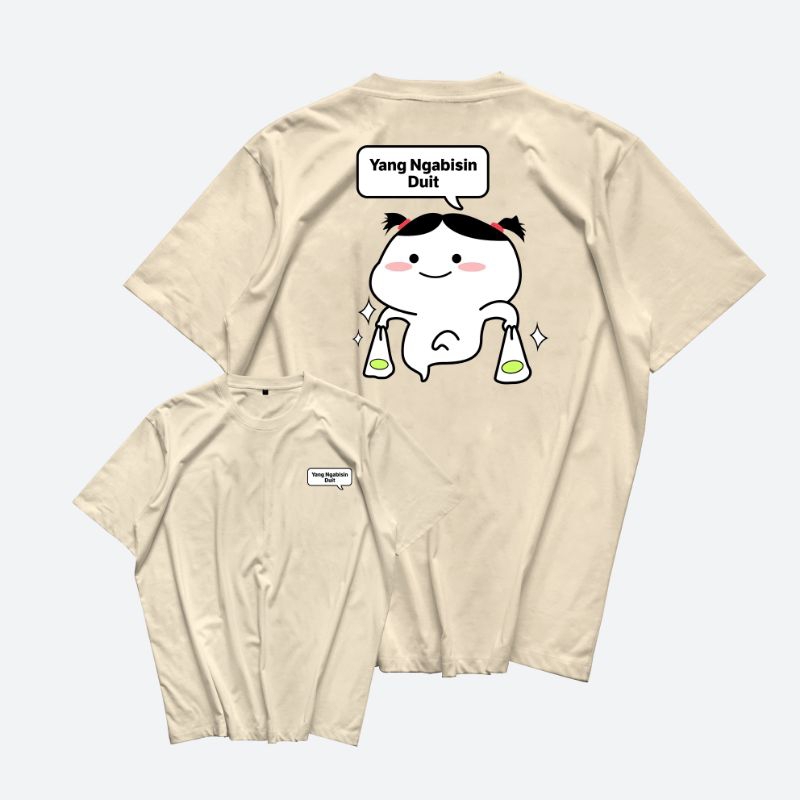 Kaos Yang Ngabisin Duit Aesthetic Keren Kaos Couple Costum Design - Kaos Bucin Aesthetic - Kaos Gemo