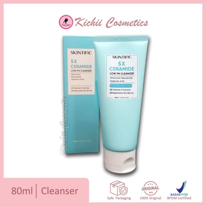 Skintific Ultralight Sunscreen Skintific tabir surya - Skintific Cleanser Wash 80ml