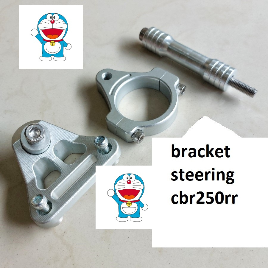 BRACKET STEERING CBR250RR BREKET STEERING DAMPER HONDA CBR 250RR