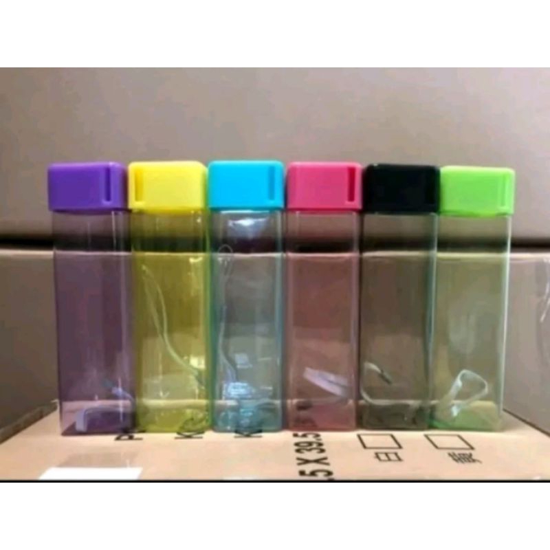 BOTOL MINUM MY BOTTLE KOTAK POLOS