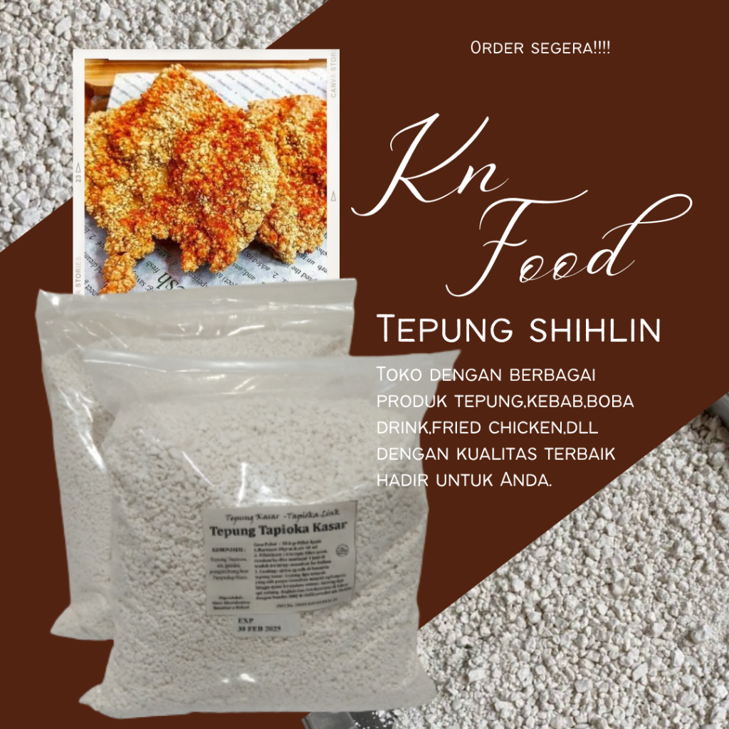 

Tepung kasar / Tepung shihlin - 1kg