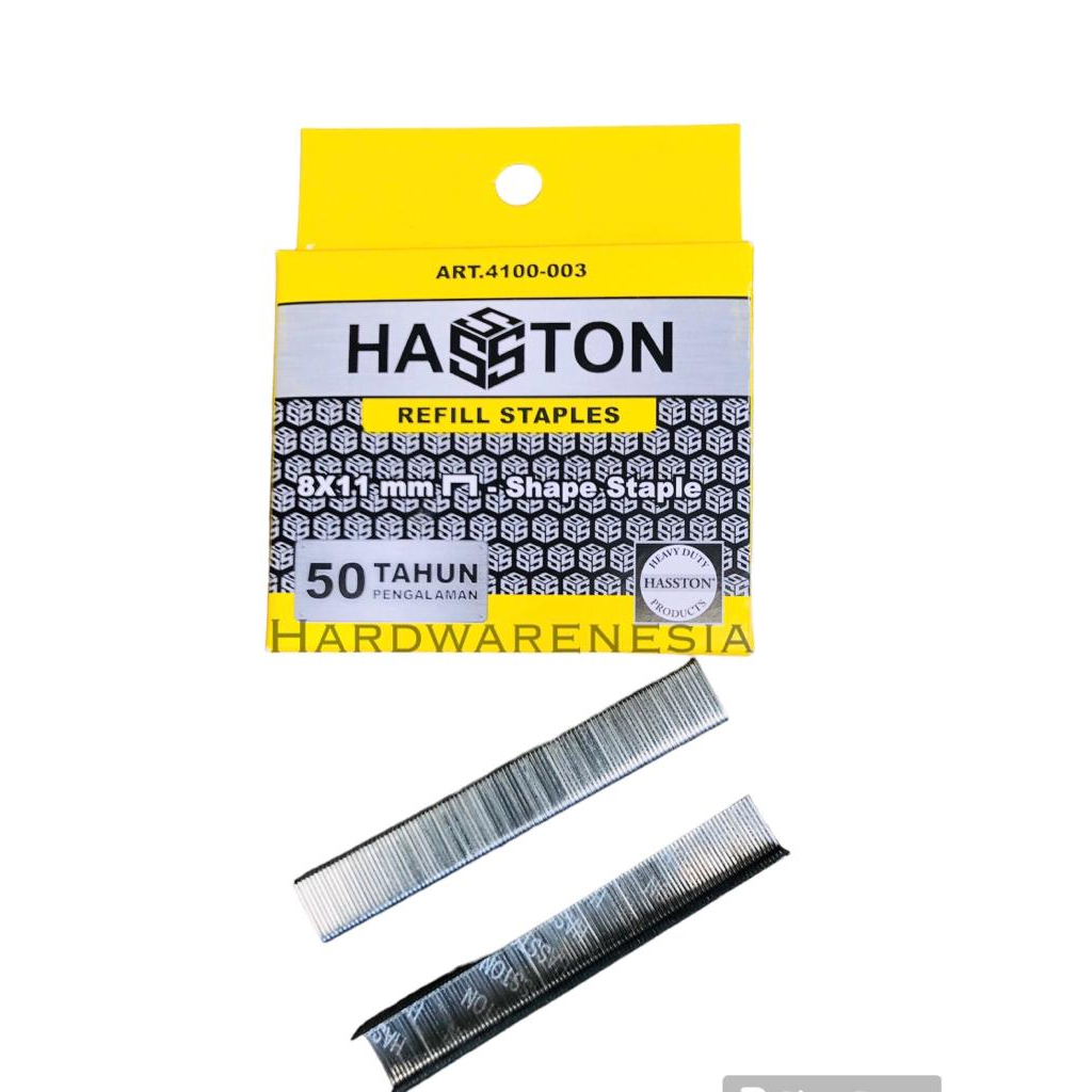 HASSTON Isi staples tembak Isi gun tacker Isi staples jok 8mm