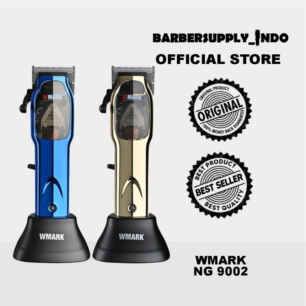 WMARK NG 9002 ORIGINAL CLIPPER CORDLESS MESIN ALAT CUKUR RAMBUT ORI