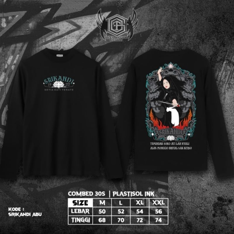 KAOS SRIKANDI PSHT TERATE KAOS SRIKANDI TERATE KEKINIAN KAOS SH TERATE KAOS SRIKANDI PSHT TERLARIS L