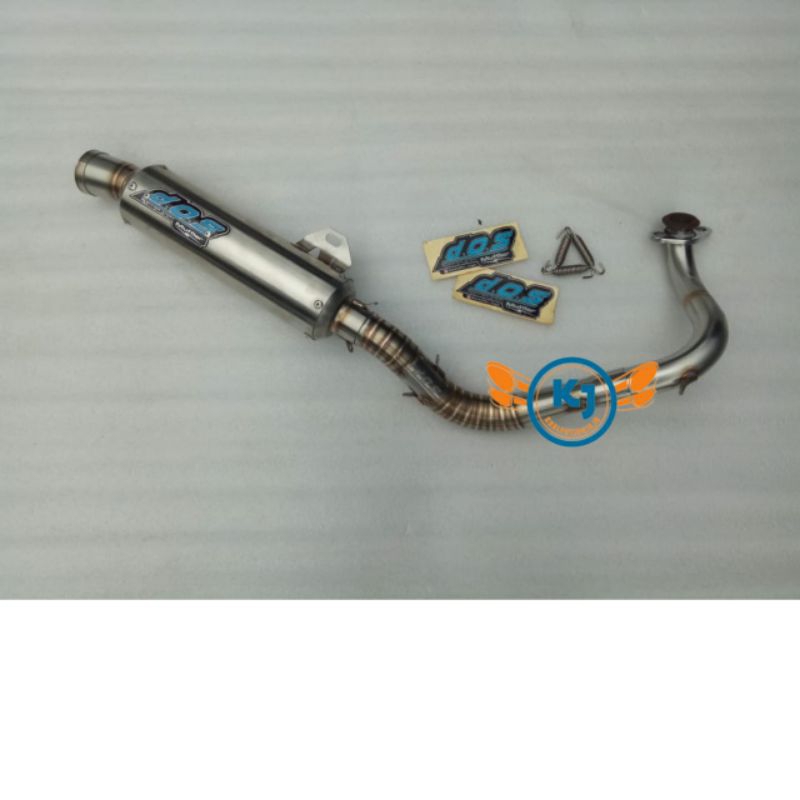 Knalpot Dos Muffler Jogja Pcx 160 Vario 160 Original Racing Jogja D.O.S Muffler PCX New 160