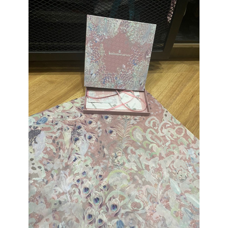 Buttonscarves Ederra Dusty Rose