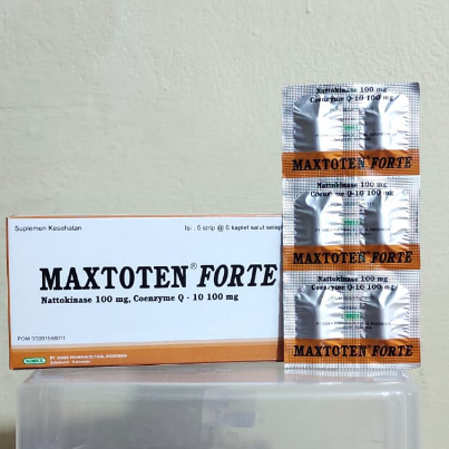 MAXTOTEN FORTE CoQ10 100 MG ISI 30 TABLET (BOX) COENZYME CO Q10 100 MG