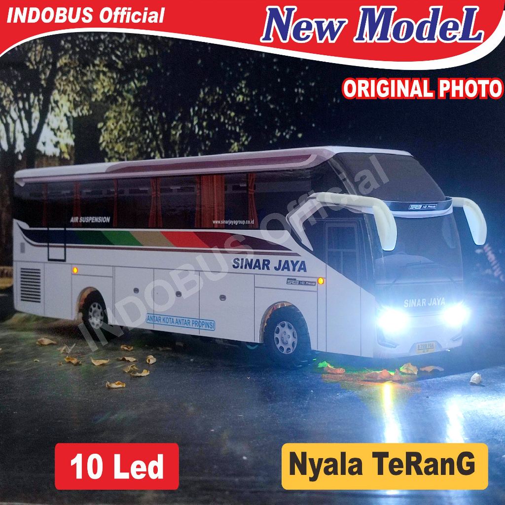 Miniatur Bus Bis Sinar Jaya SR3 HD Prime