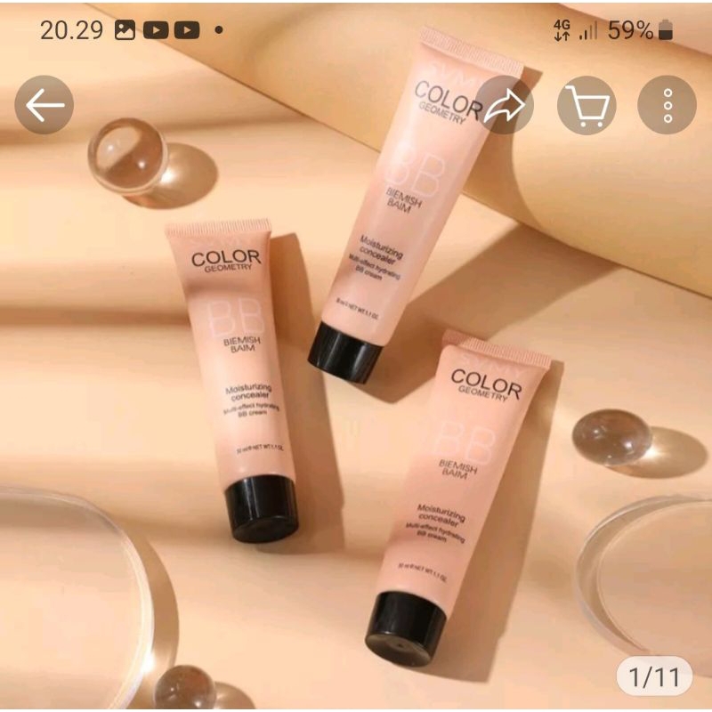 LAMEILA 3076 FOUNDATION MOISTURIZING CONCEALER HYDRATING BB CRAM