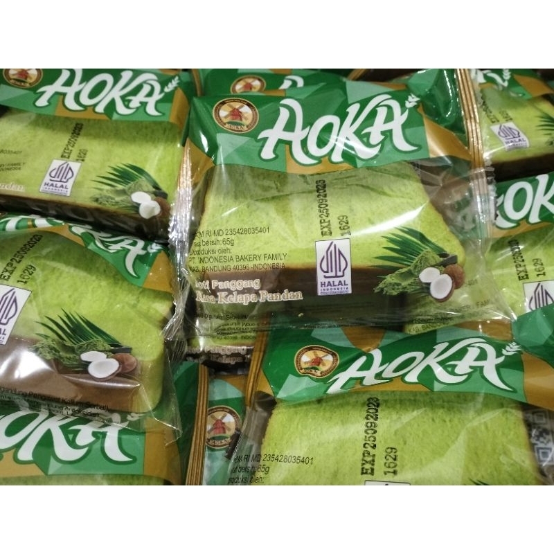 

Roti Aoka Rasa Kelapa Pandan