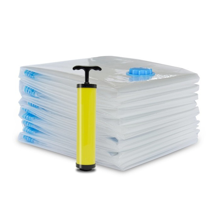 VACUUM BAG BAGIAN PLASTIK VACUM BAG PLASTIC TRAVEL VAKUM BAJU PAKAIAN