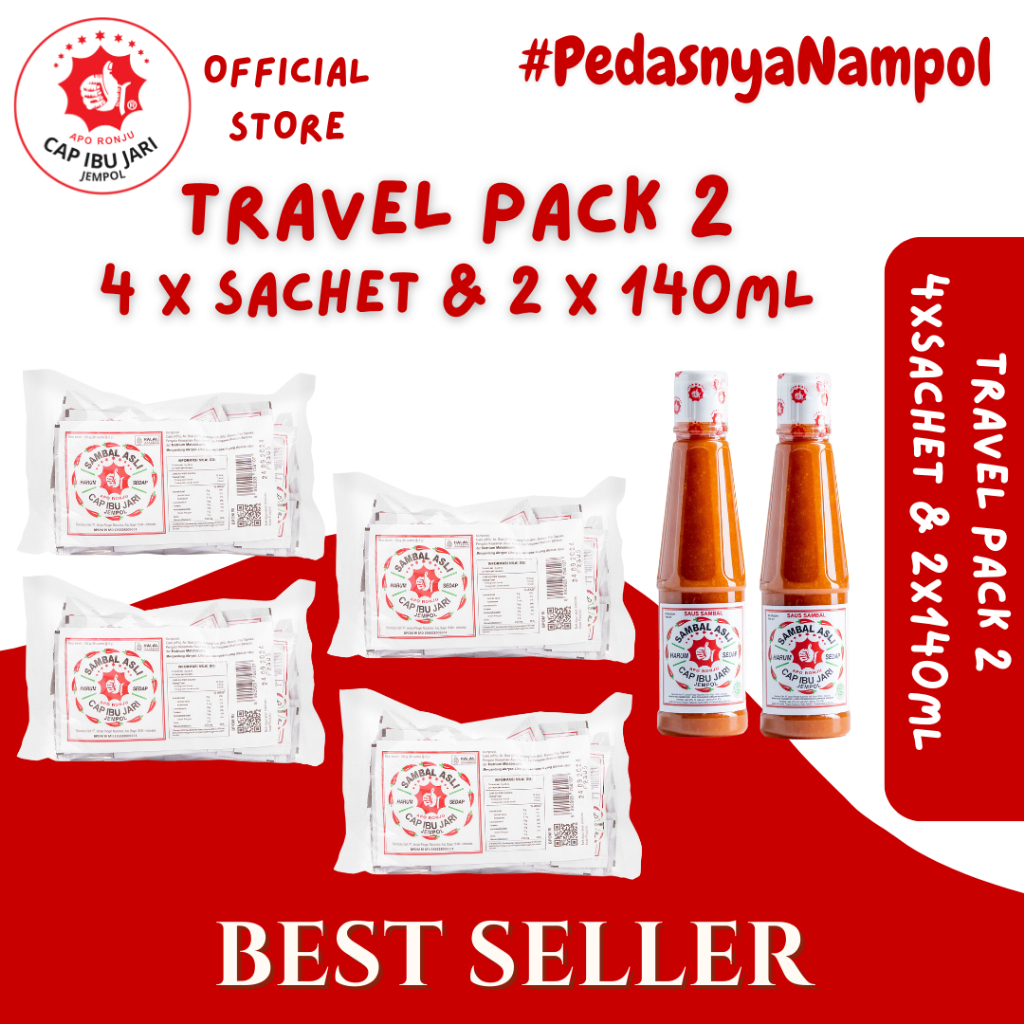 

Sambal Cap Ibu Jari Jempol Travel Pack 2