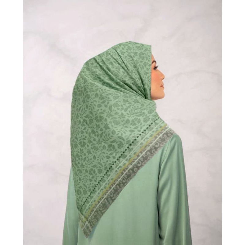 OBRAL TERLARIS ATILAA HIJAU MINT / KERUDUNG SEGI EMPAT / JILBAB INSTAN / HIJAB TERBARU TERMURAH KEKI