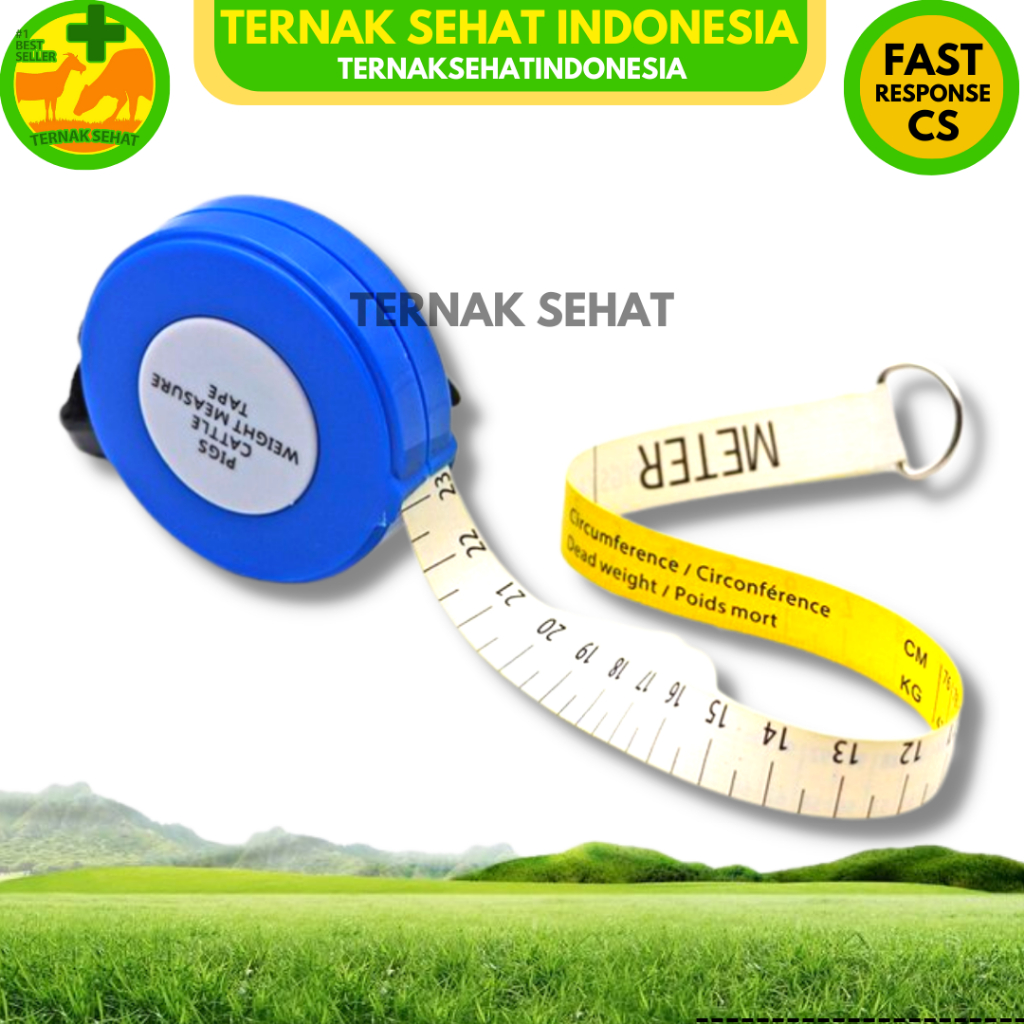 METERAN SAPI - PITA UKUR - ALAT UKUR LINGKAR DADA SAPI - ALAT TAKSIR BOBOT SAPI