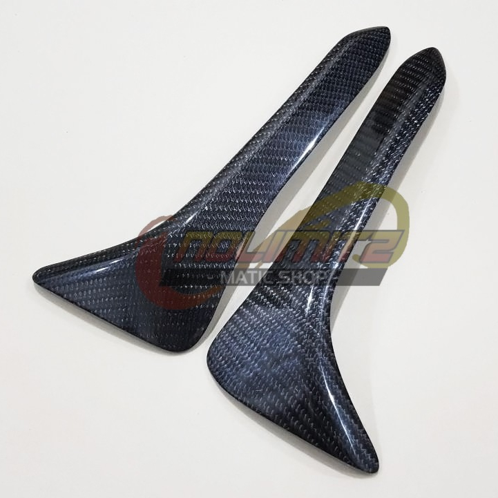 Cover Pelindung Dek Pijakan Kaki Depan Carbon Kevlar PCX 150 Lokal
