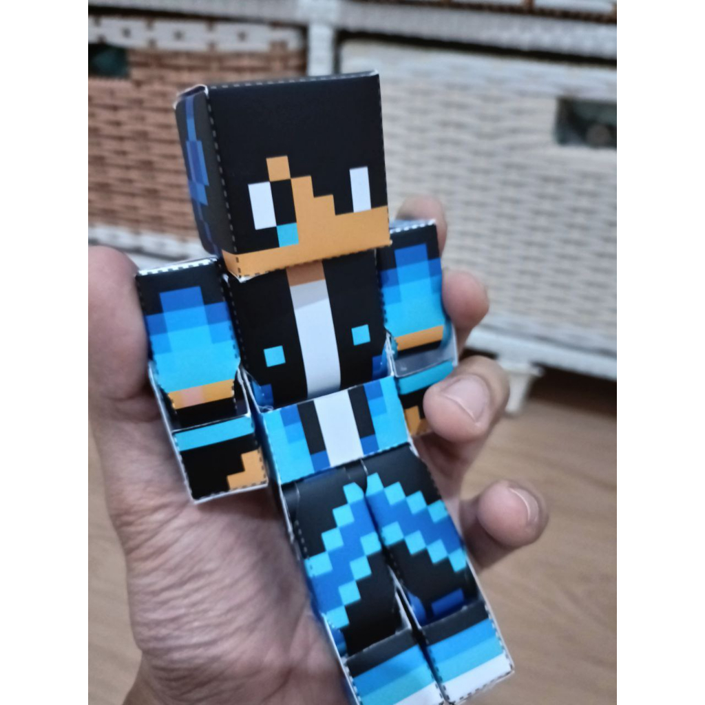 MINECRAFT PAPERCRAFT ACTION FIGURE MAINCRAFT PAPER CRAFT SKIN PAJANGAN MINECRAFT MAINAN EDUKASI ANAK