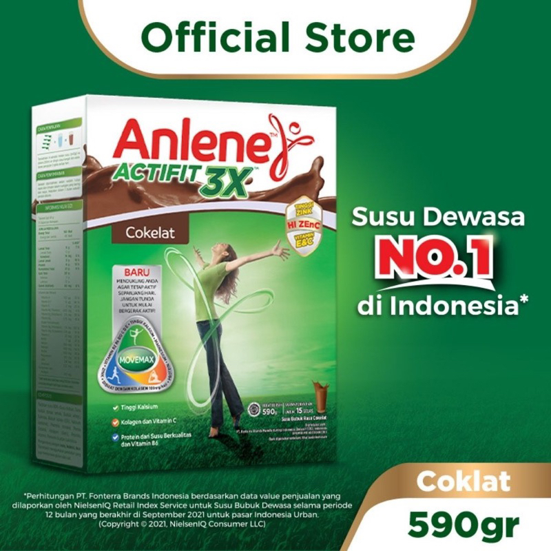 

ANLENE ACTIVE ORIGINAL,VANILA,MADU 590g | MOHON BACA DESKRIPSI PRODUK