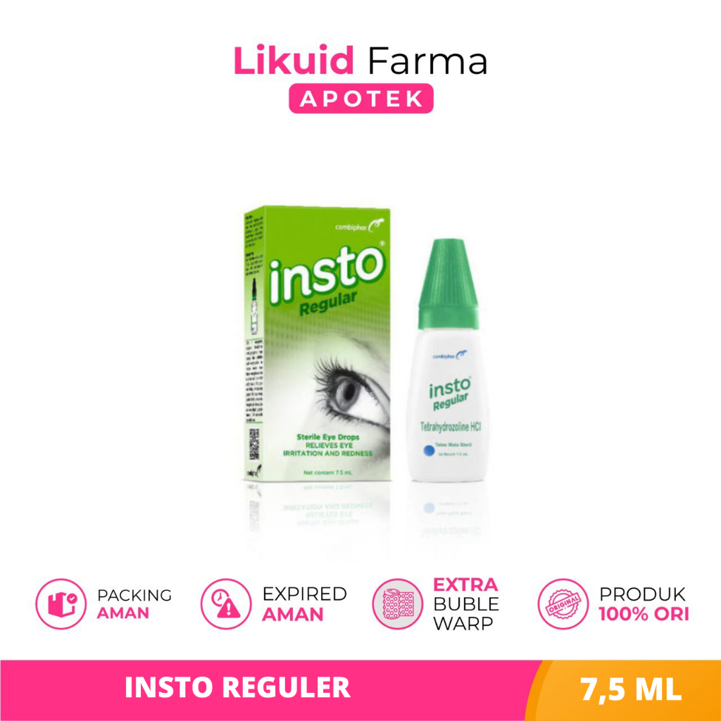 INSTO | OBAT TETES MATA MERAH | OBAT TETES MATA KERING | IRITASI MATA