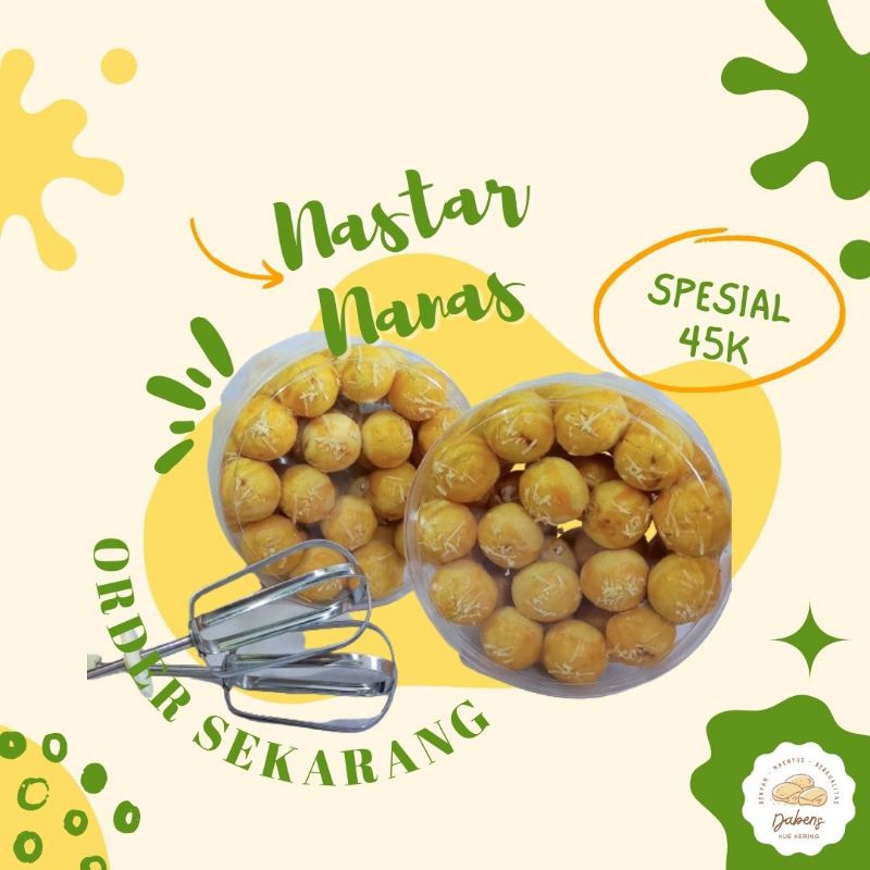 

NASTAR NANAS TOPPING KEJU HOMEMADE DABEN'S