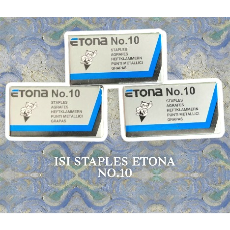 

ISI/REFFIL STAPLES ETONA NO.10 (PACK)