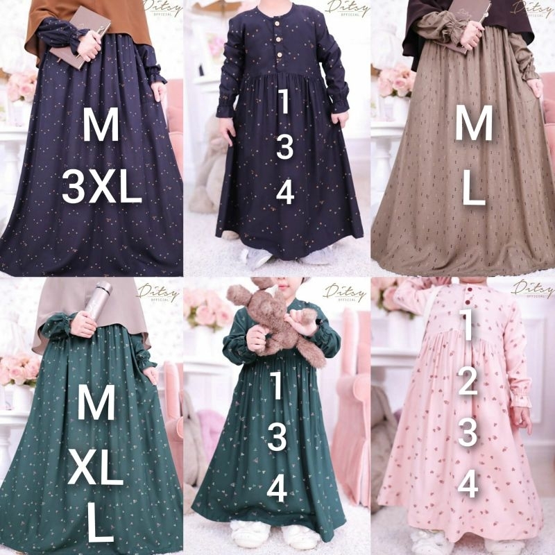 DITSY JULI 2023//ZELIE TAUPE M // LITTLE ANAYA PEACH