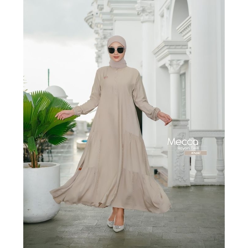 MECCA MIDI DRESS//GHINA FASHION//GAMIS//DRESS//TERBARU