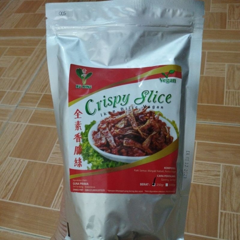 

Crispy Slice /Ikan Bilis Vegan 250gr Xu Xing