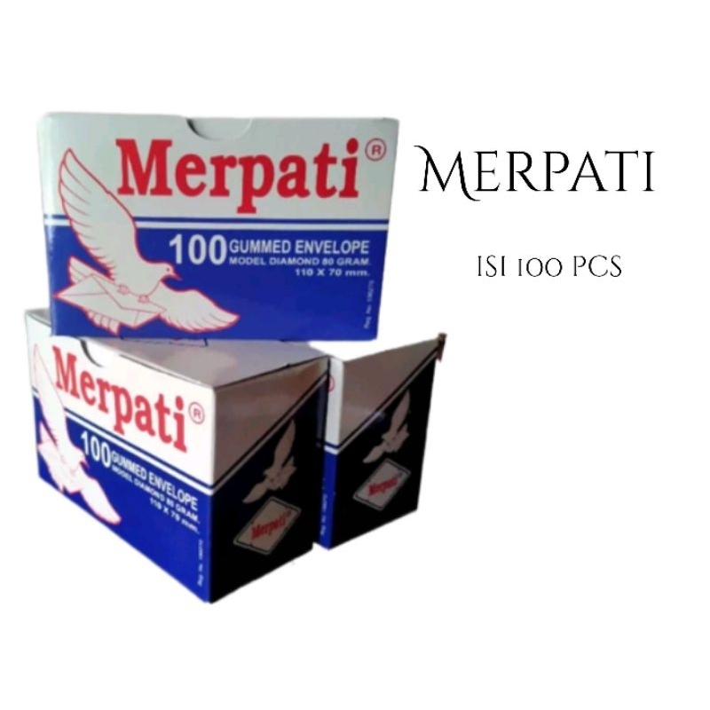 

Amplop putih merpati 70 ×110mm