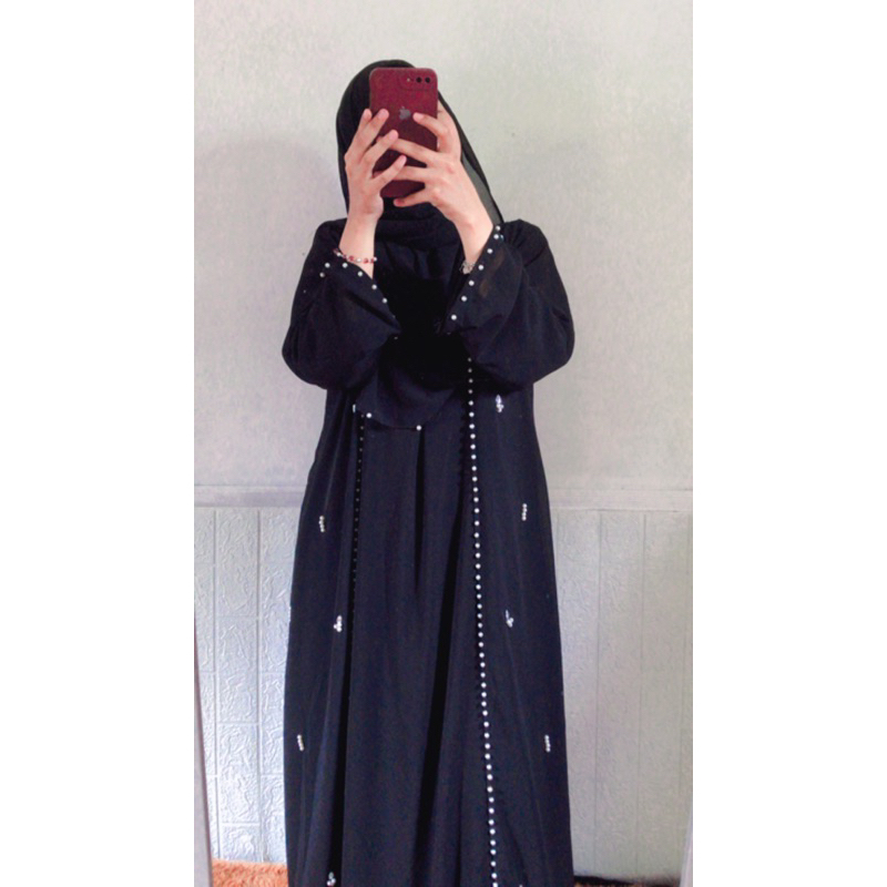 abaya set pashmina