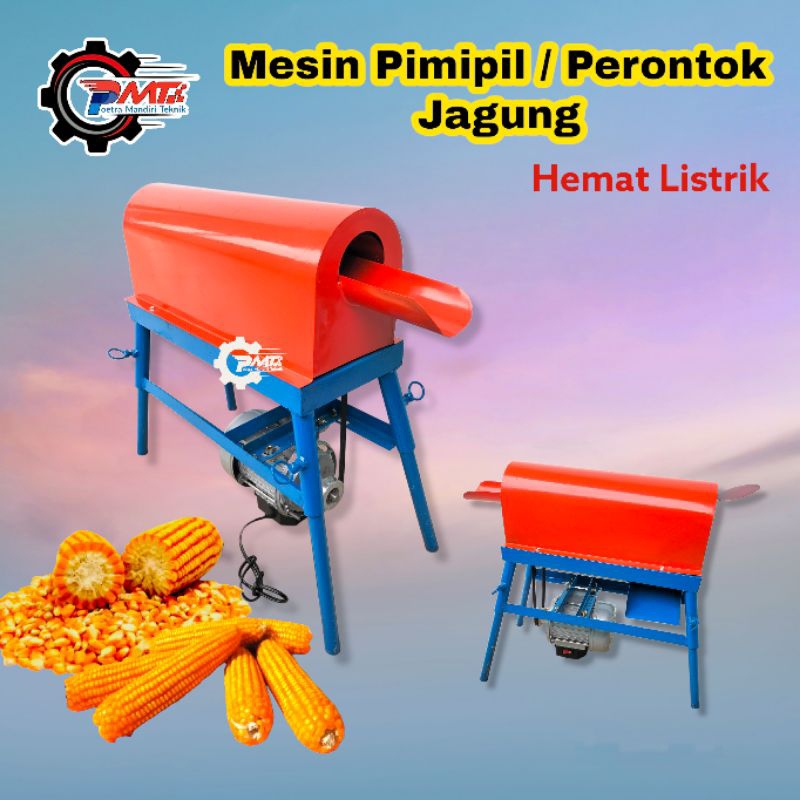 Mesin Pemipil Jagung - Alat Pipil Perontok Jagung Kering Otomatis