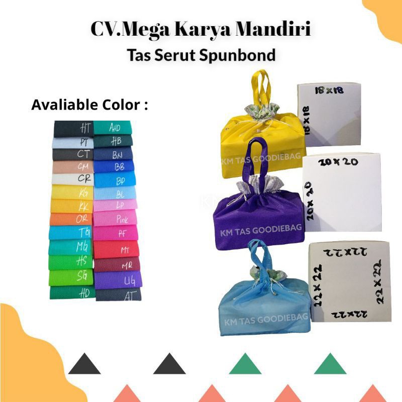 

Goodiebag Serut 18cmx18cm Isi 12 Pc