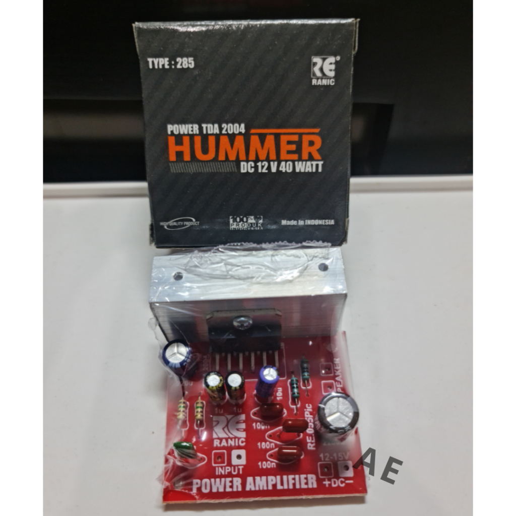 KIT POWER TDA 2004 MONO + IC HUMMER T-285 RANIC