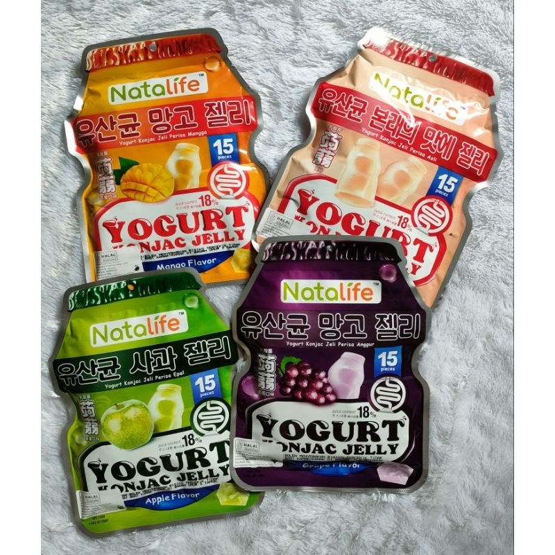 

Natalife Konjac Jelly/Jelly agar-agar rasa Buah dan Yogurt