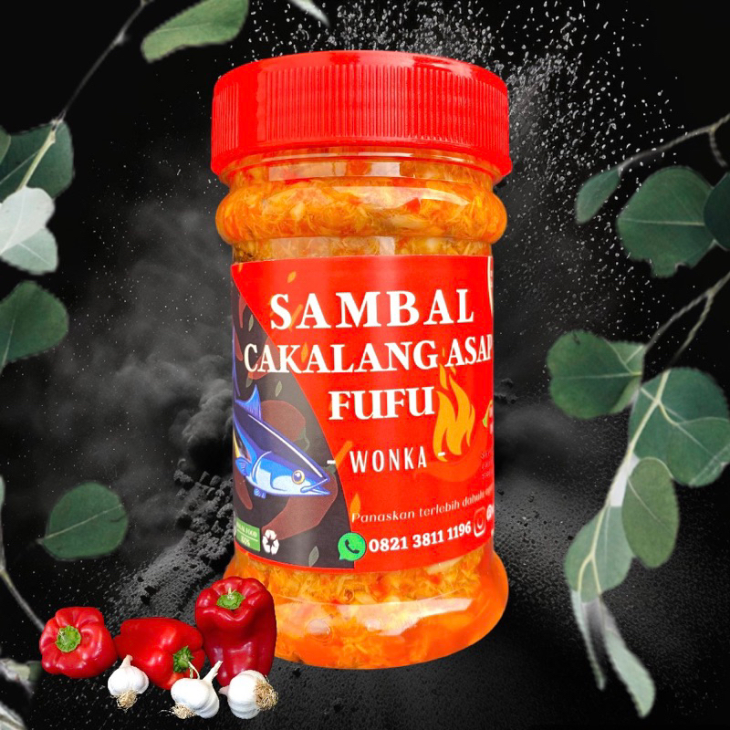 

SAMBAL CAKALANG ASAP FUFU PEDAS 150 gram by wonka.eat