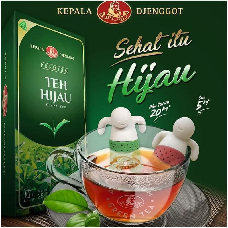 

Teh Hijau Kepala Djenggot Celup 25's 60 gr