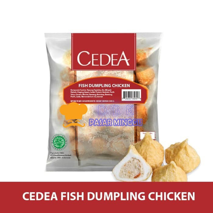 

Cedea Fish Dumpling Isi Ayam 500g |Dumpling Ikan isi Ayam