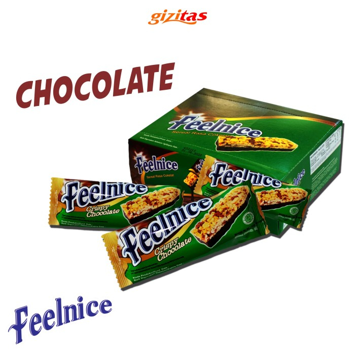 

Feelnice | Cokelat Sereal Bar | Cemilan Wafer Cokelat
