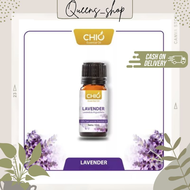 Chio Essential Oil Minyak Aromatherapy Lavender Aromaterapi Diffuser Humidifier 10 Ml