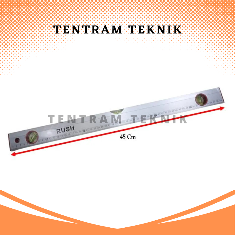 Waterpass Aluminium 18" Rush  / Waterpas Aluminium 18 Inch Rush / Waterpass Aluminium Rush 18"