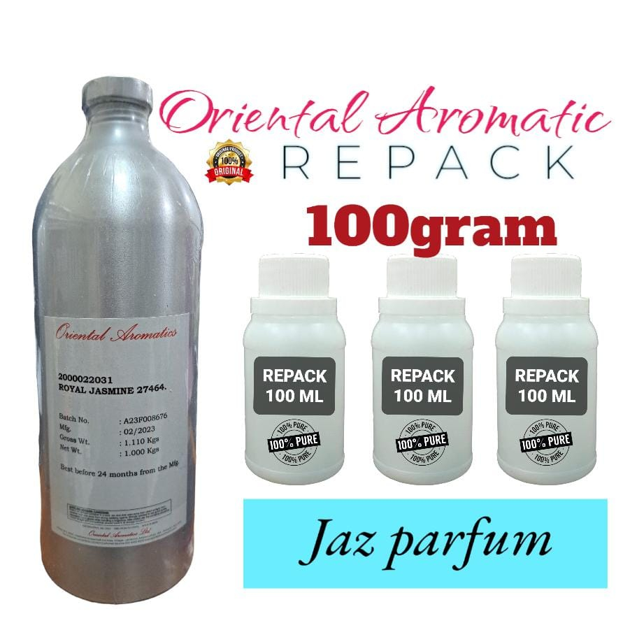 (100 GRAM) PARFUM VARIAN REPACK 100GRAM BY ORIENTAL AROMATIC ORIGINAL PARFUM MURNI100% BIBIT